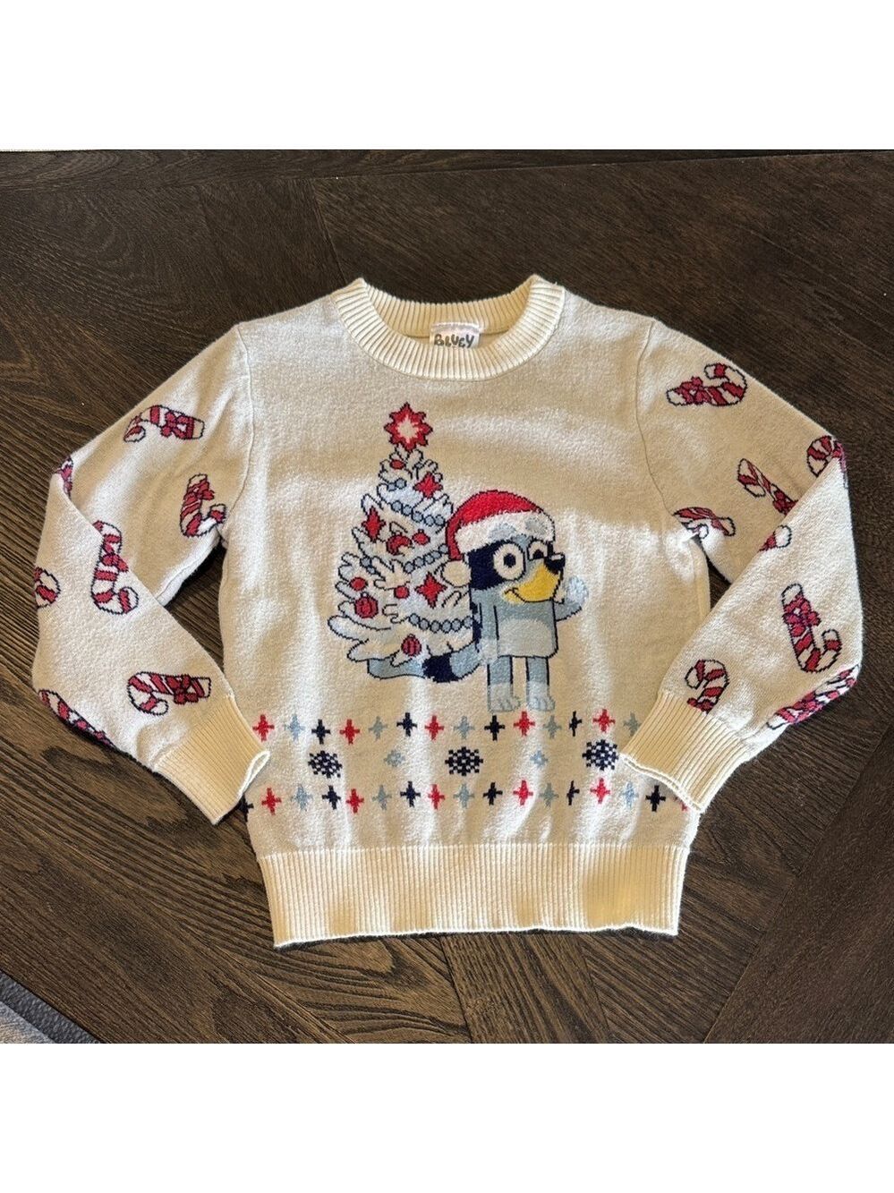 Bluey Christmas Sweater 4T